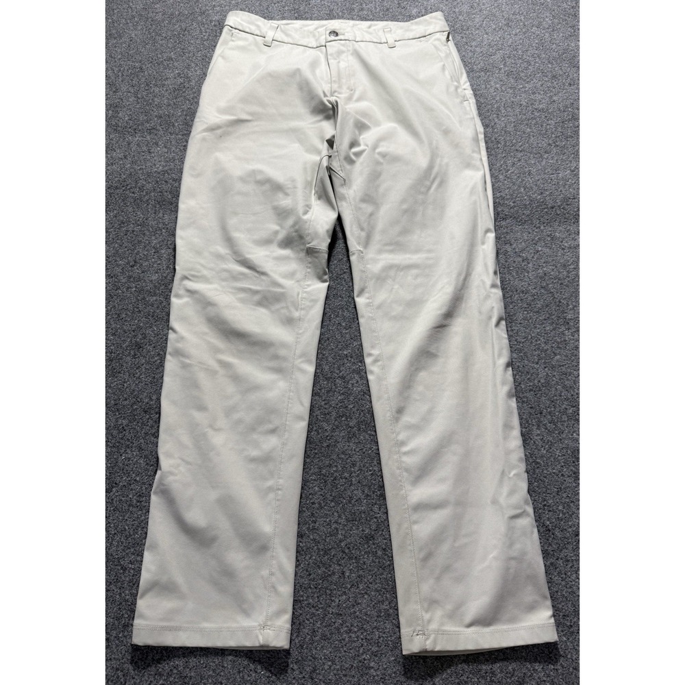 Lululemon ABC Classic Fit Warpstreme Pants 31x30  Beige Performance Chino M5985S
